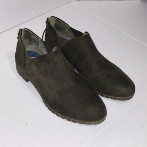Dr. Scholl's Olive Ankle Booties
